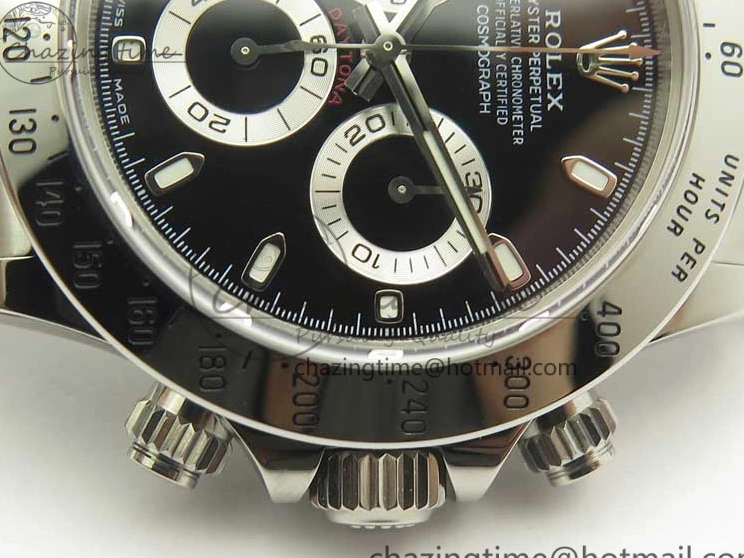 904L Bracelet 1:1 Black Daytona Edition Noob Dial Case 116520 Best SS and SA4130 1219